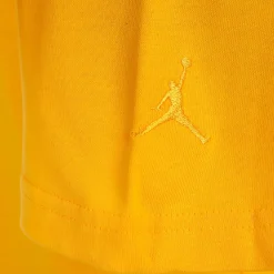 Best Air Jordan Wordmark T-Shirt Men - Golden Yellow Shirts