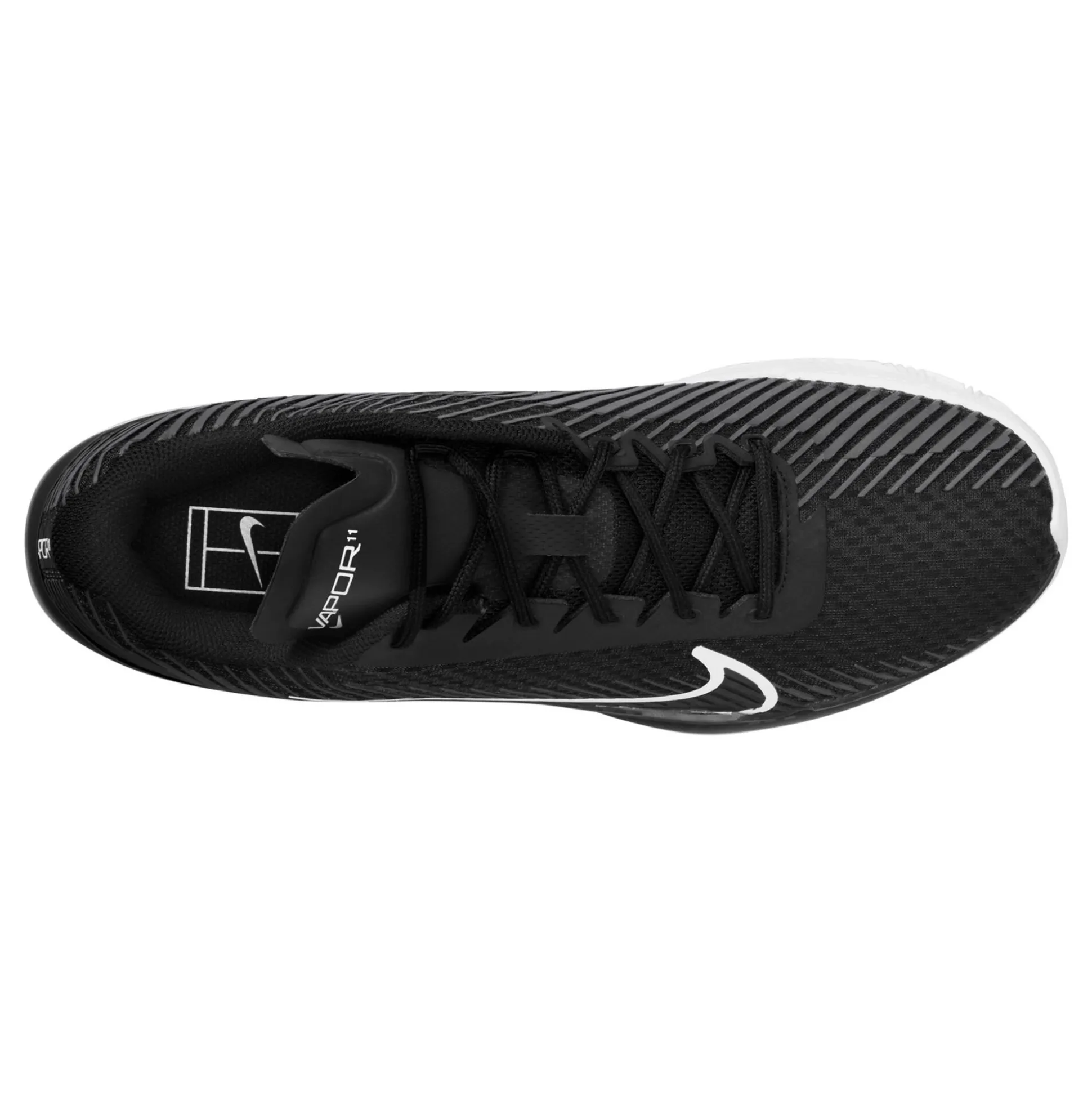 Best Sale Air Zoom Vapor 11 Clay Court Shoe Men - Black, White Clay Court Shoes