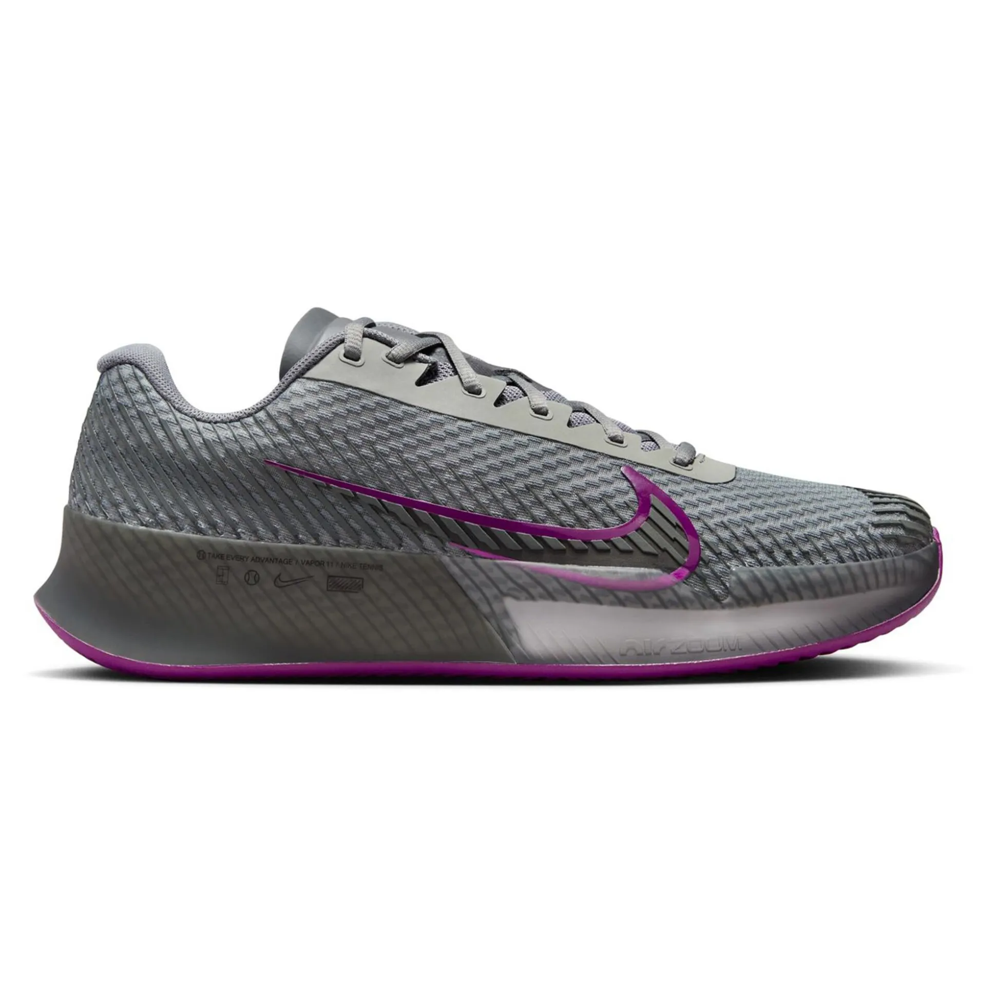 Cheap Air Zoom Vapor 11 Clay Court Shoe Men - Grey, Berry Clay Court Shoes