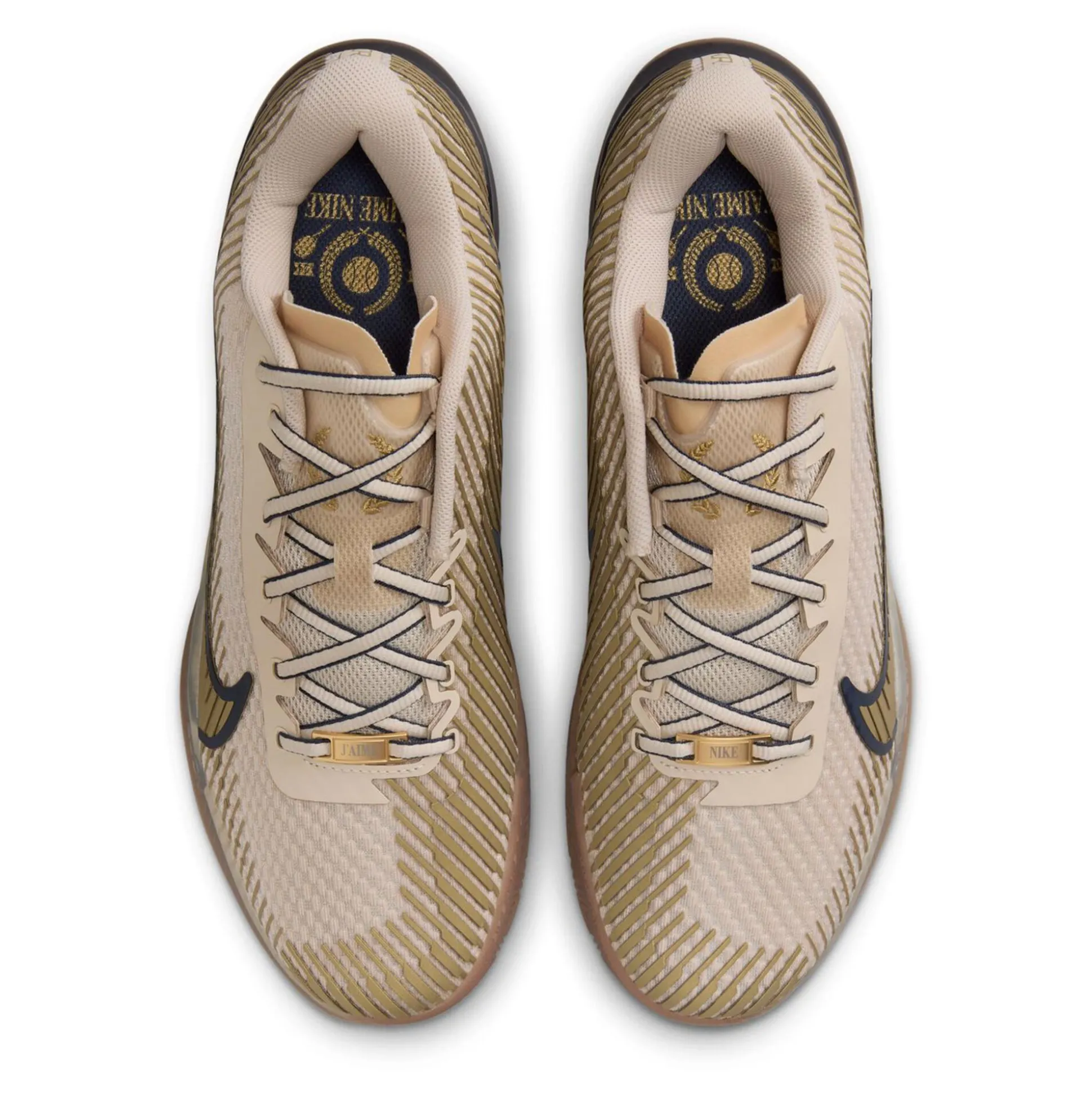 Best Sale Air Zoom Vapor 11 PRM Clay Court Shoe Men - Beige, Dark Blue Clay Court Shoes