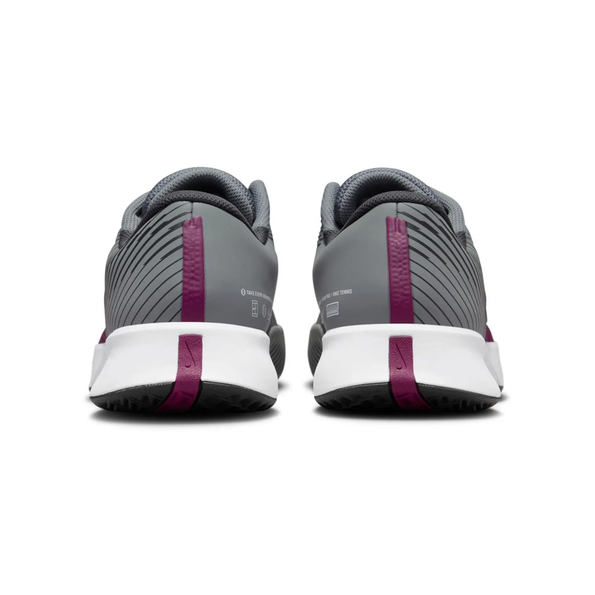 Store Air Zoom Vapor Pro 2 Clay Court Shoe Men - Grey, Berry Clay Court Shoes