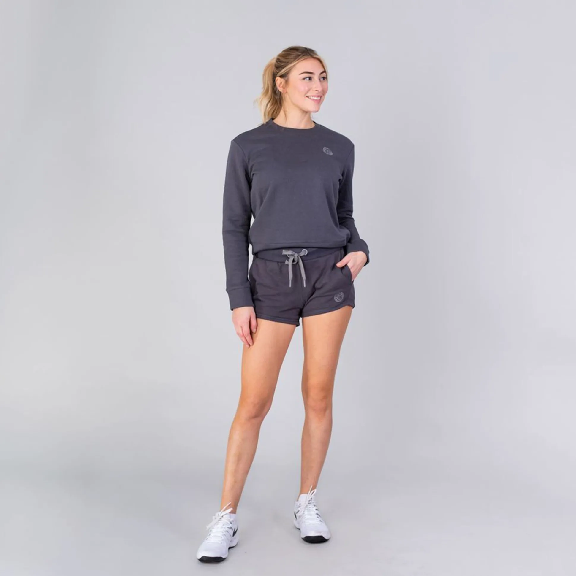Cheap Alela Basic Shorts Women - Dark Grey Shorts