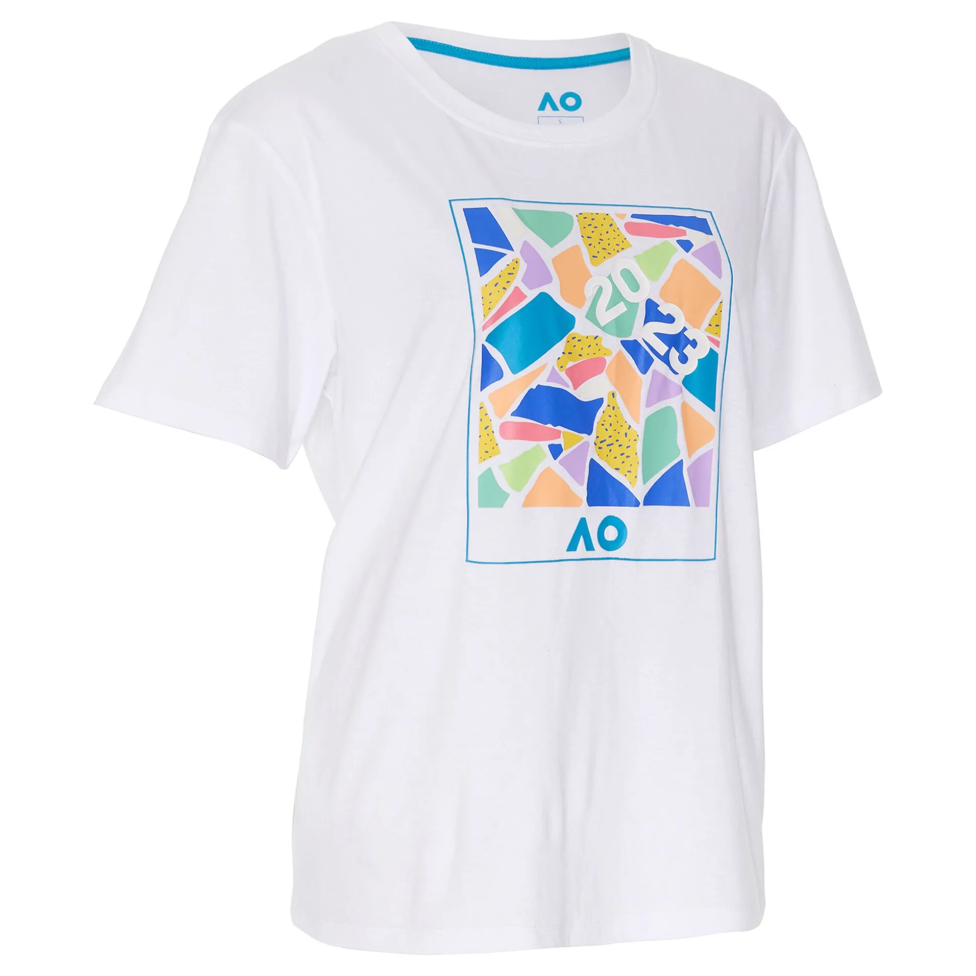 Hot AO Dated Mosaic T-Shirt Women - White, Multicoloured Shirts