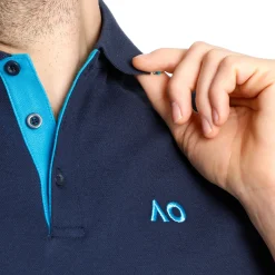 Online AO Player Polo Men - Dark Blue, Blue Shirts