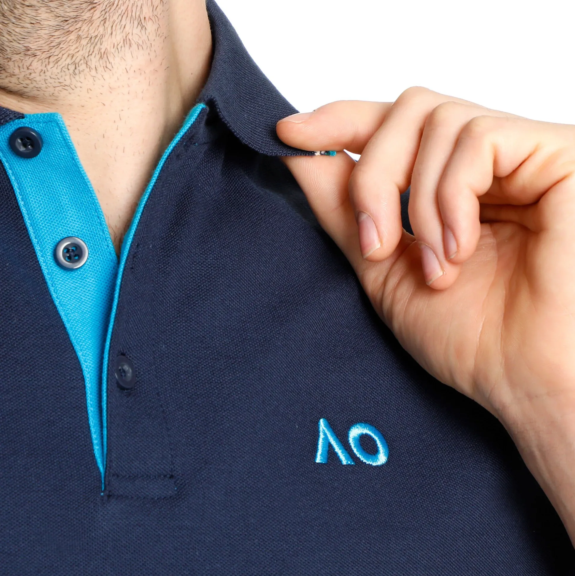 Online AO Player Polo Men - Dark Blue, Blue Shirts