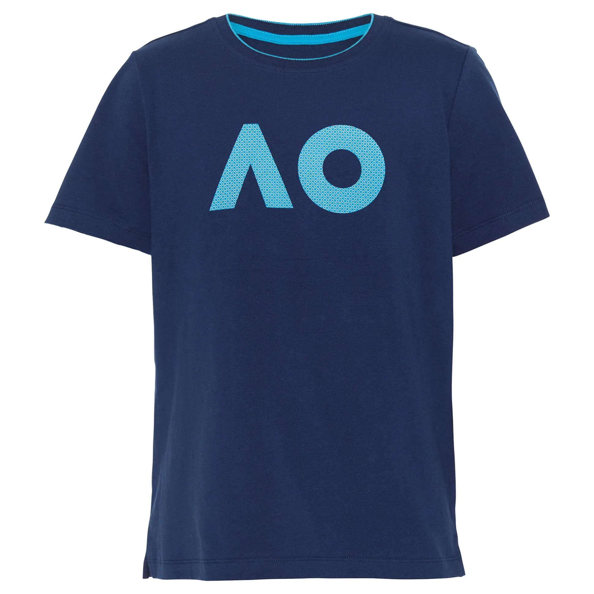 Best AO Stack Print Core Logo T-Shirt Men - Dark Blue, Blue Shirts
