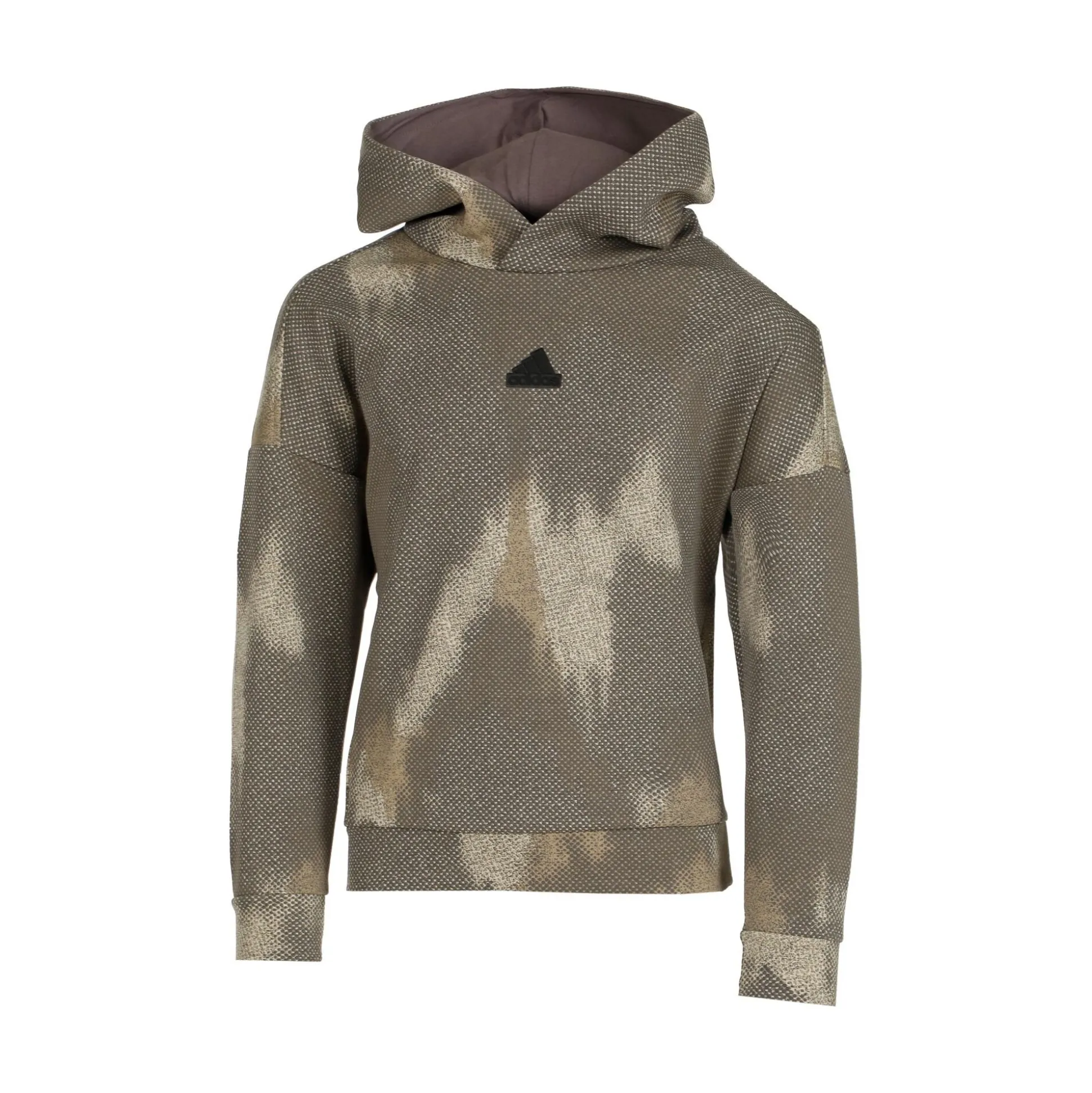 Store AOP Hoody Boys - Khaki, Grey Hoodies & Sweaters
