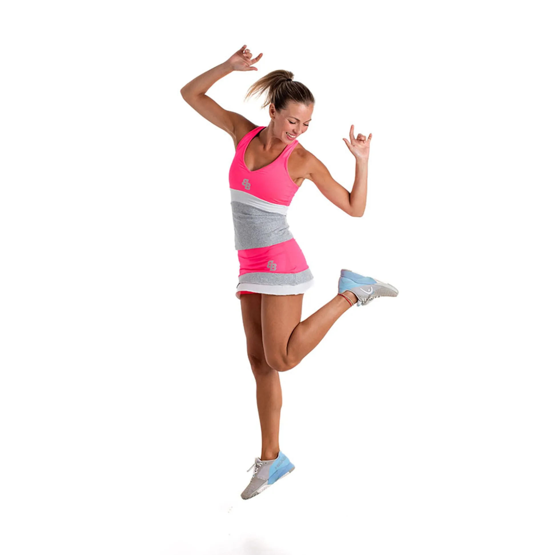 Fashion Arena Skirt Women - Pink, Grey Skirts