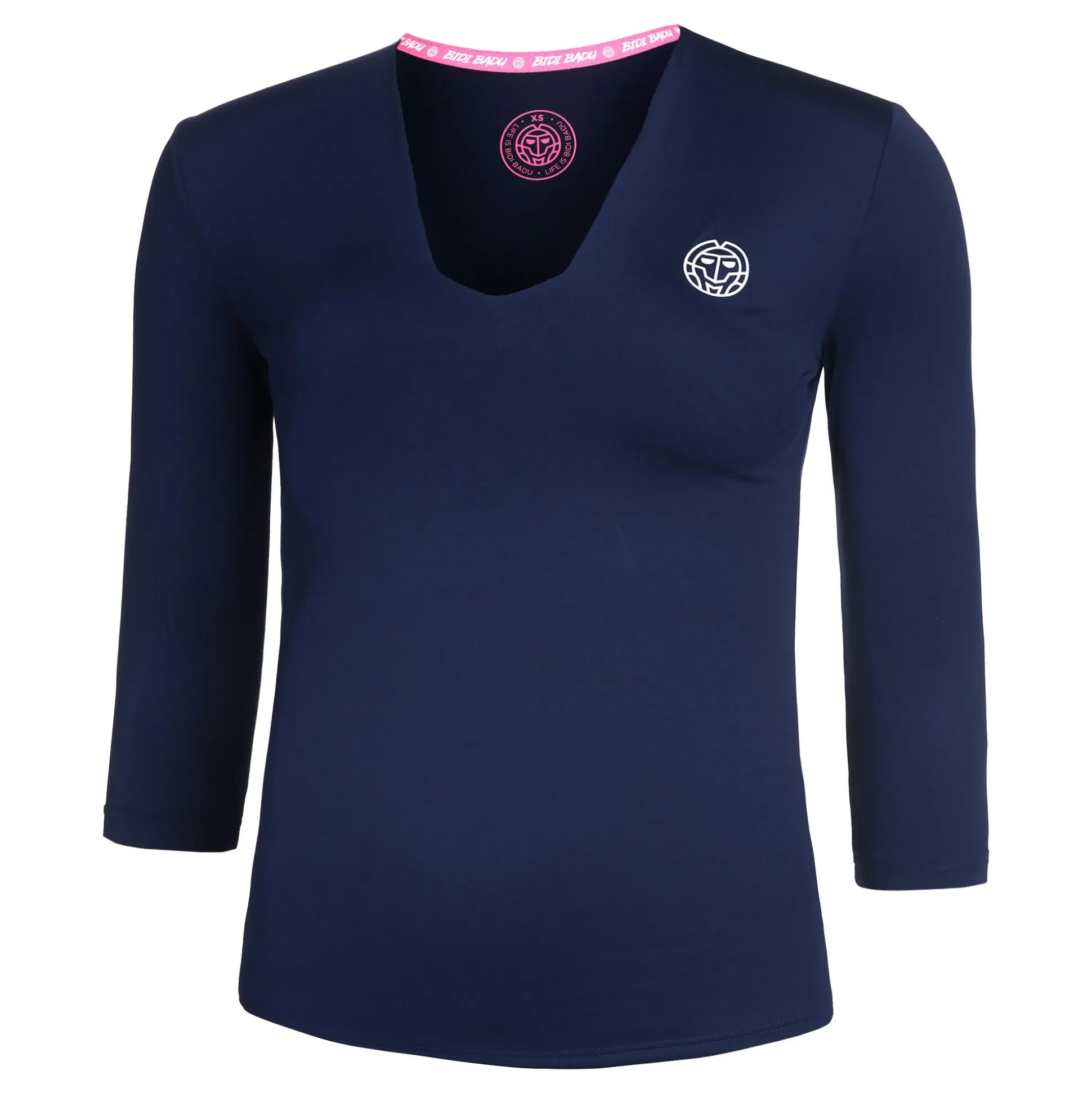 Discount Ariana Tech V-Neck Long Sleeve Women - Dark Blue Shirts