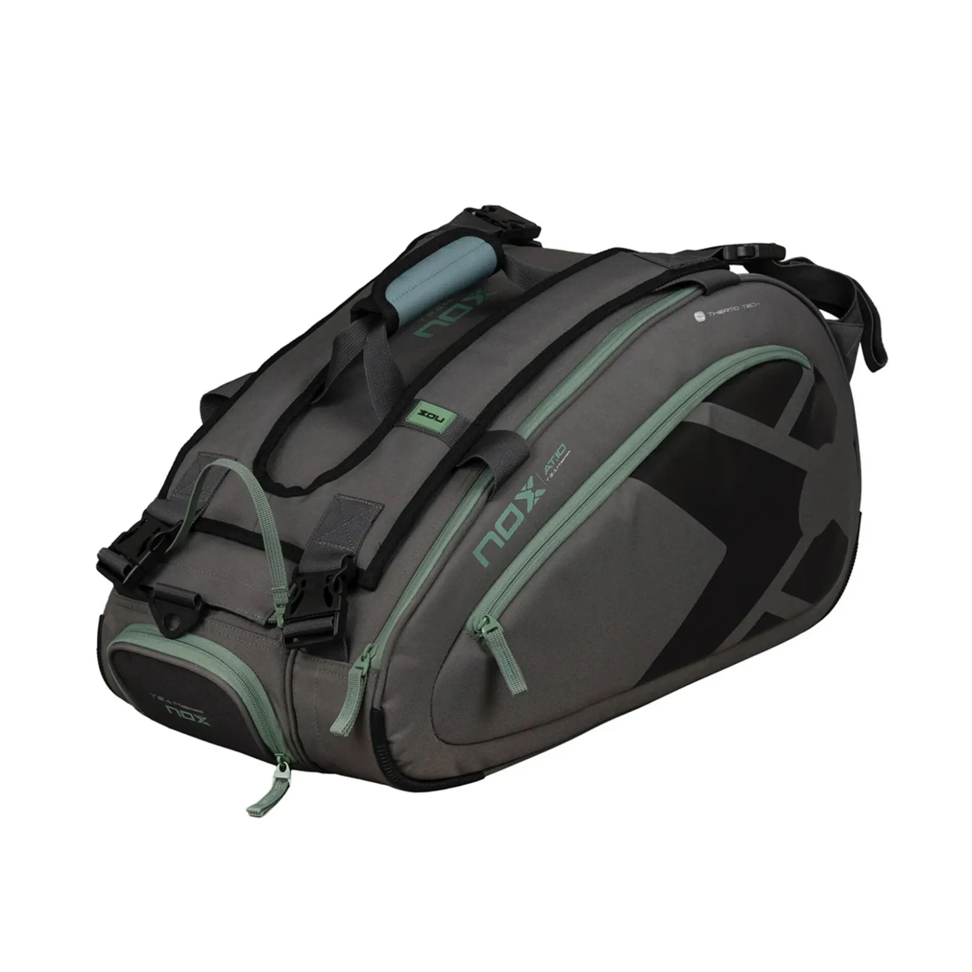 Cheap AT10 Team Padel Racket Bag - Grey, Black Bags