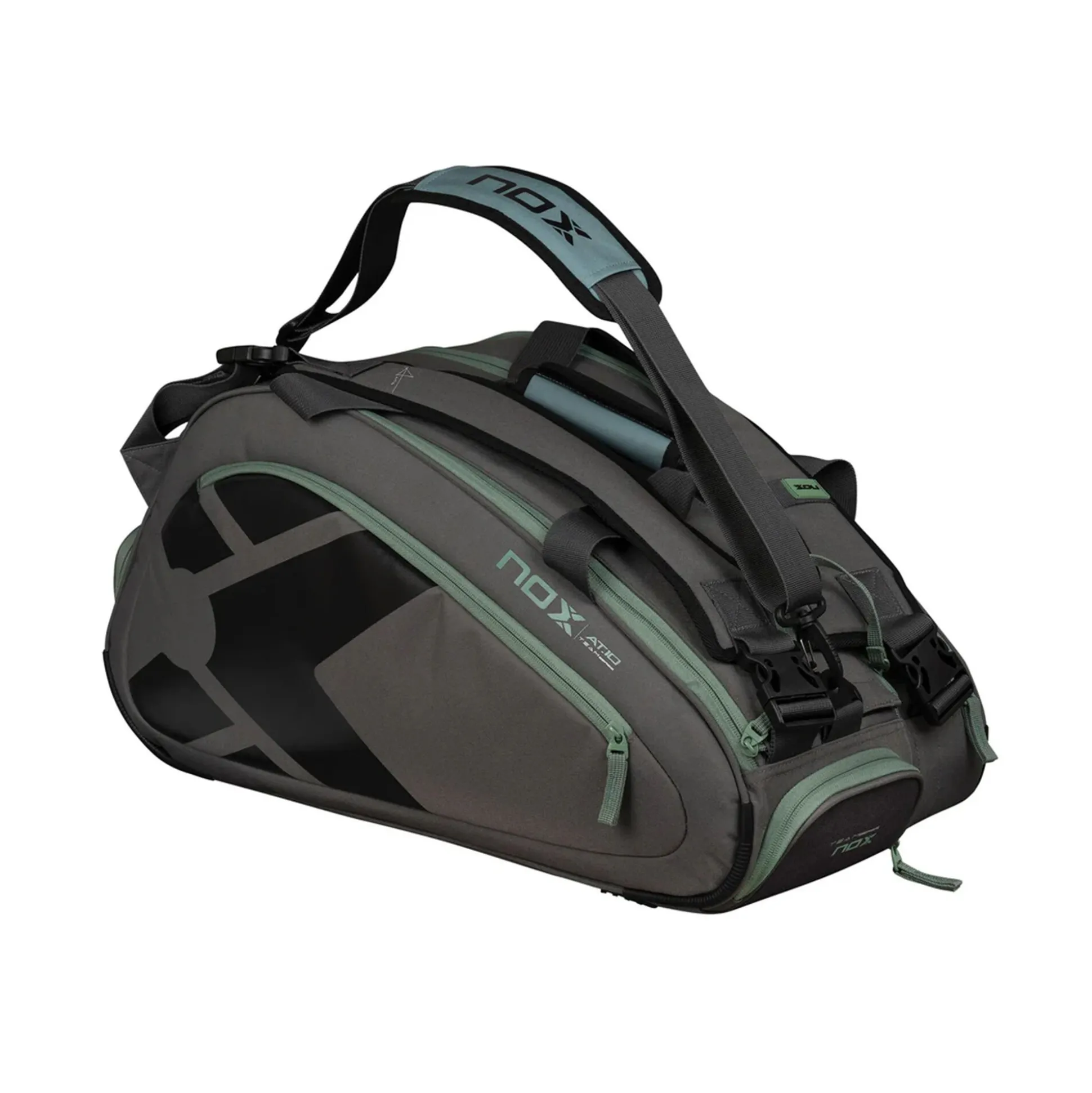 Cheap AT10 Team Padel Racket Bag - Grey, Black Bags