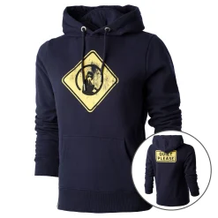 Cheap Australia Road Sign Hoody Women - Dark Blue, Yellow Hoodies & Sweaters