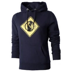 Cheap Australia Road Sign Hoody Women - Dark Blue, Yellow Hoodies & Sweaters