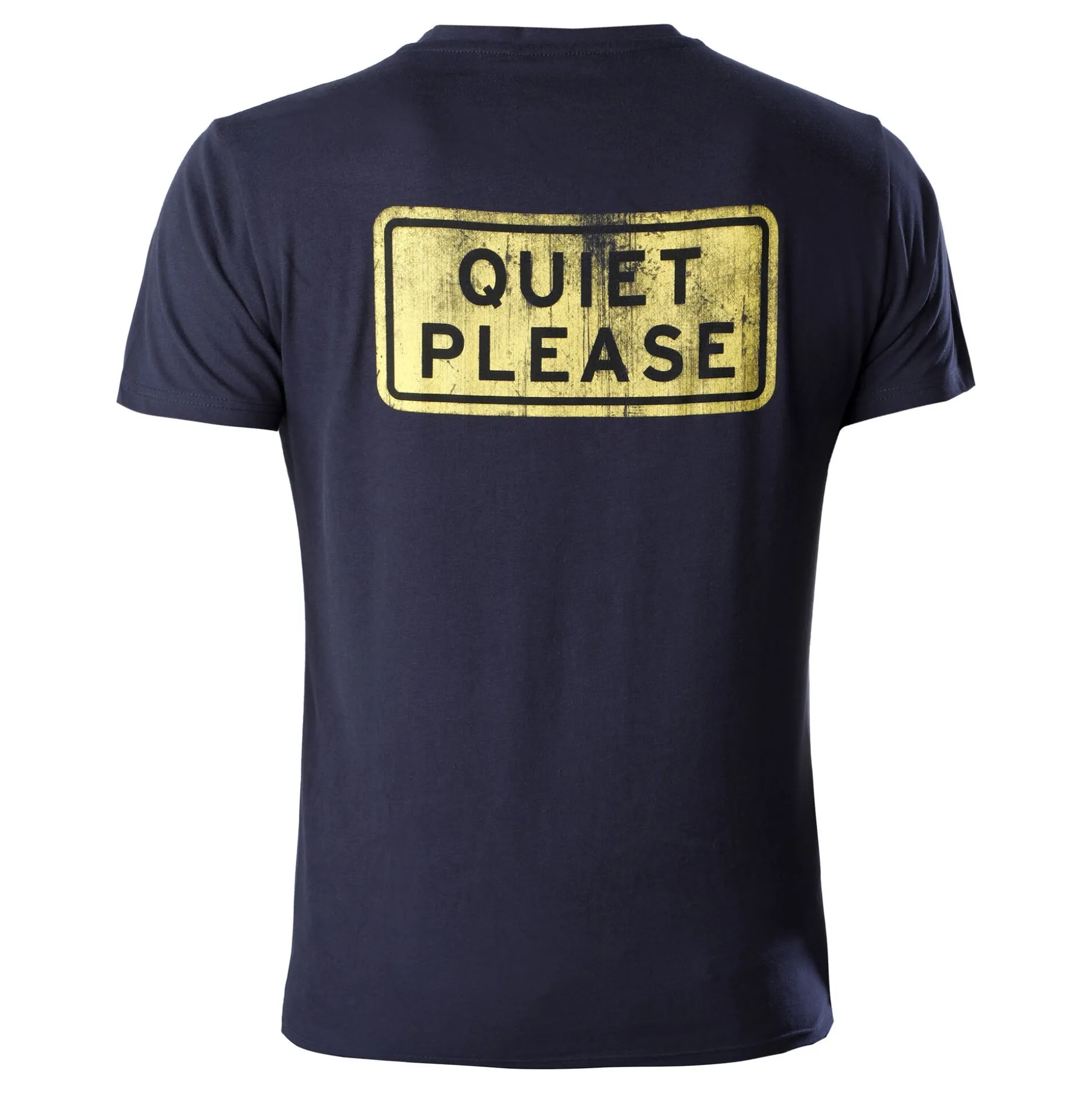 Online Australia Road Sign T-Shirt Men - Dark Blue, Yellow Shirts