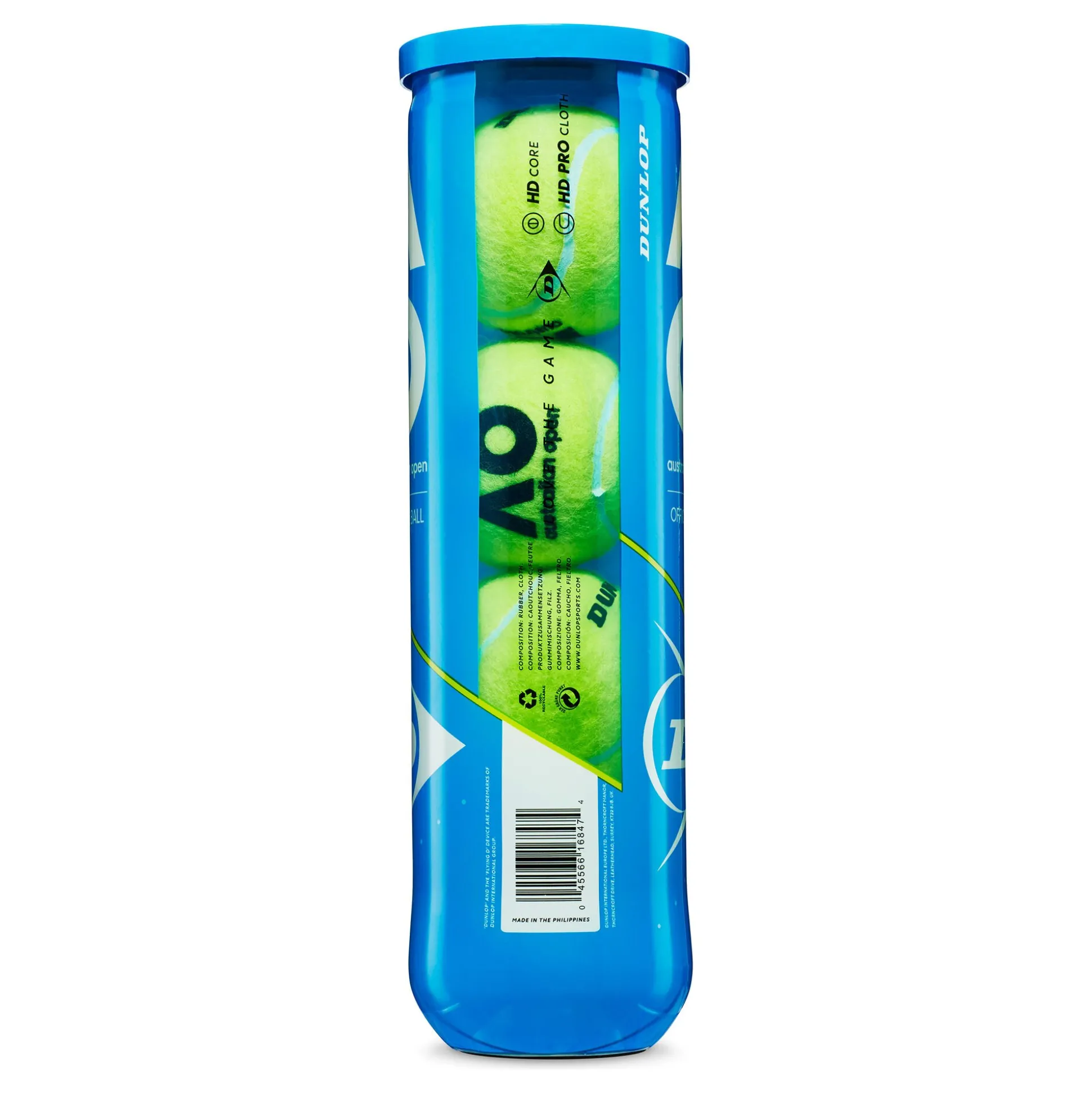 Store Australian Open 4 Ball Tube Regular Balls|Itf-Approved
