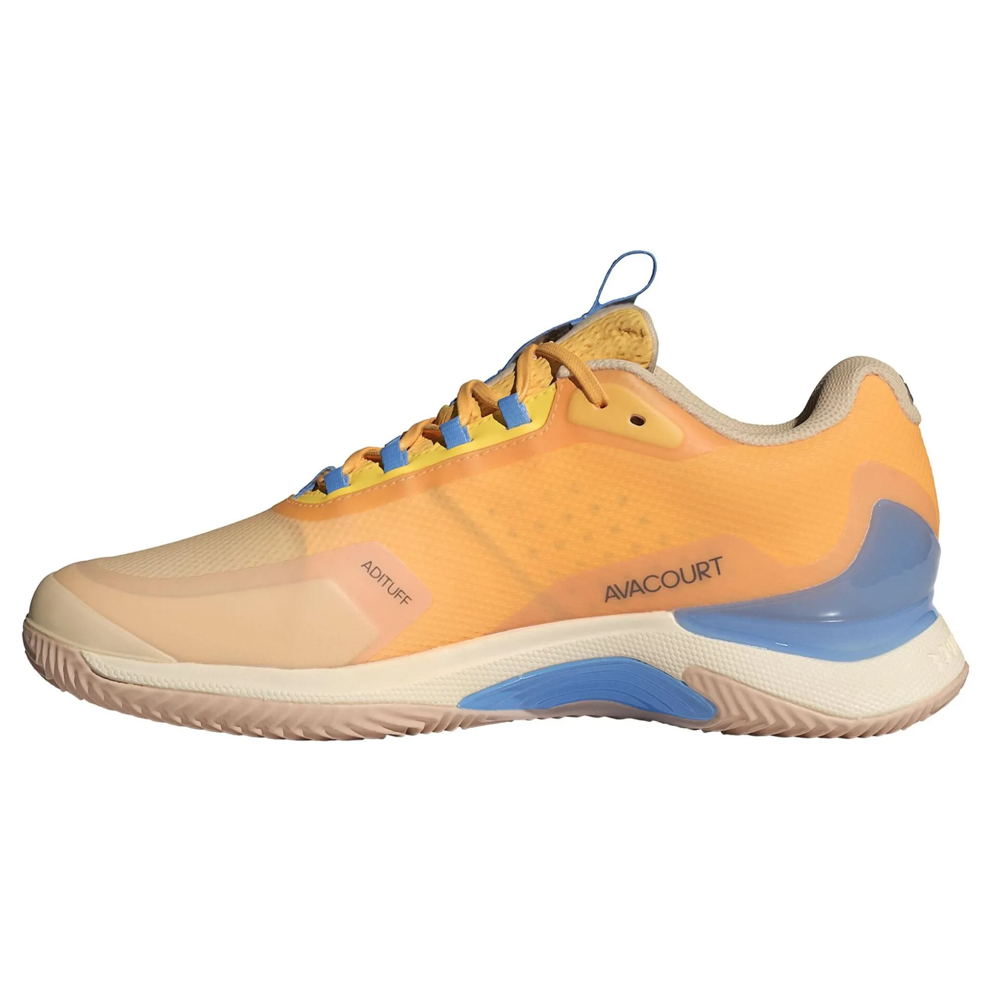Best Sale Avacourt 2 Clay Court Shoe Women - Caramel, Light Blue Clay Court Shoes