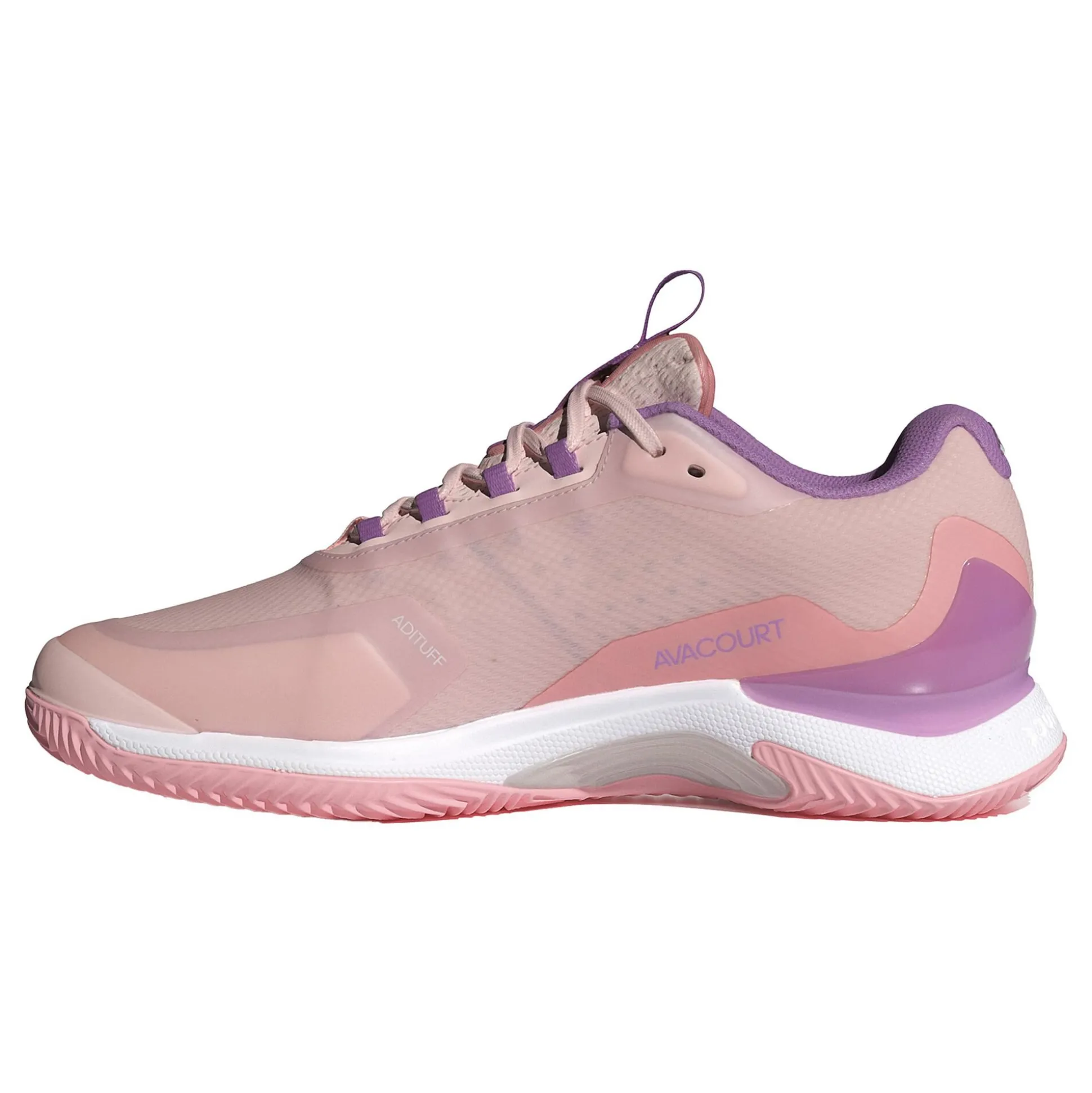 Best Sale Avacourt 2 Clay Court Shoe Women - Apricot, Violet Clay Court Shoes