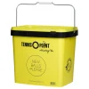 Discount Ball Bucket With Cover, Square - Yellow Coaching Equipment
