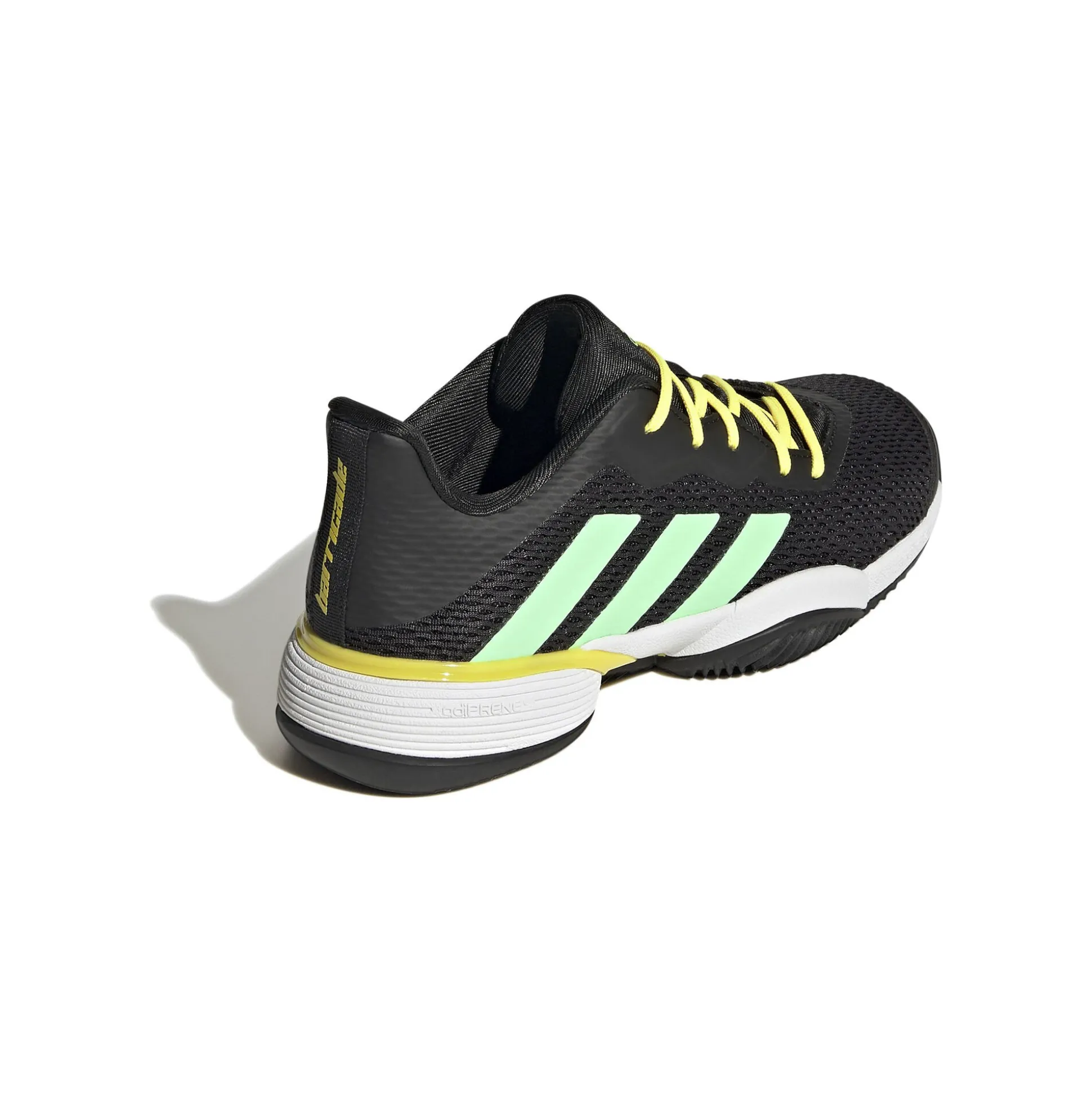 Fashion Barricade Clay Court Shoe Kids - Black, Green Clay Court Shoes