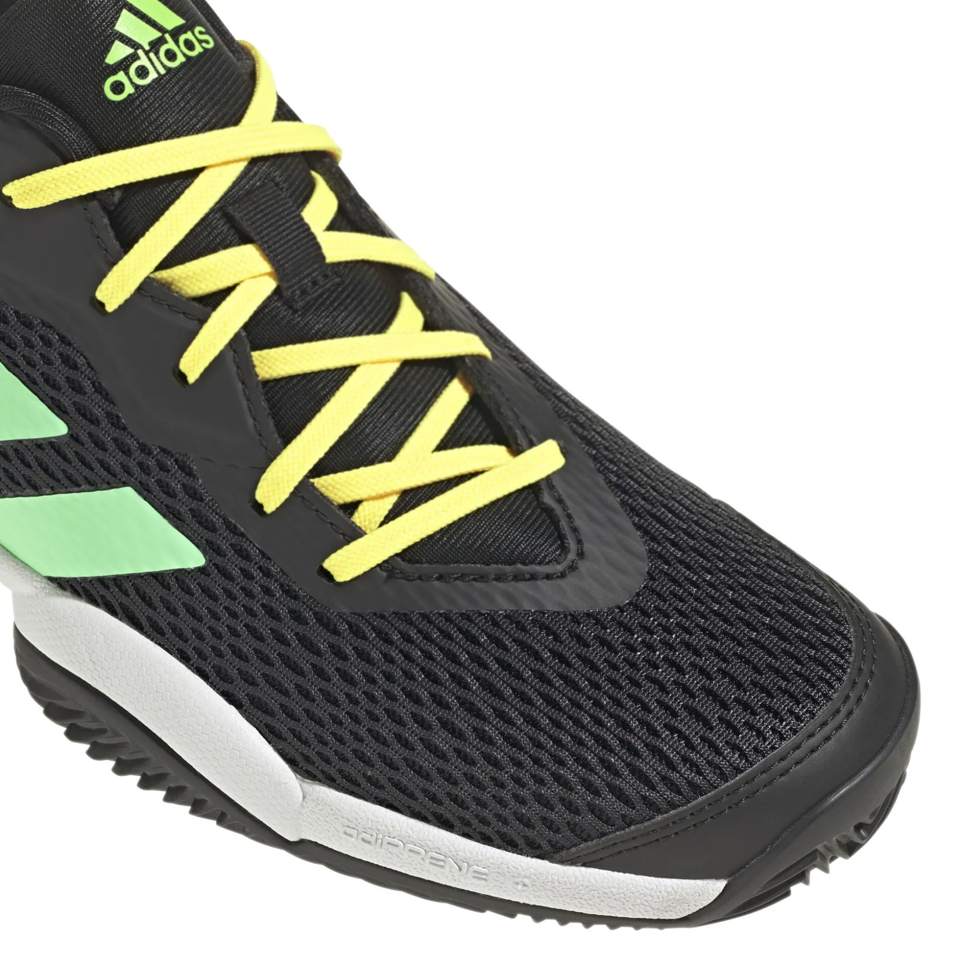Fashion Barricade Clay Court Shoe Kids - Black, Green Clay Court Shoes
