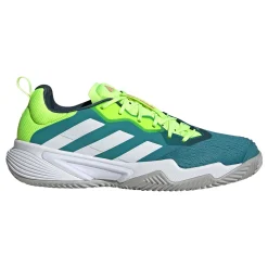 Store Barricade Clay Court Shoe Men - Petrol, Neon Green Clay Court Shoes