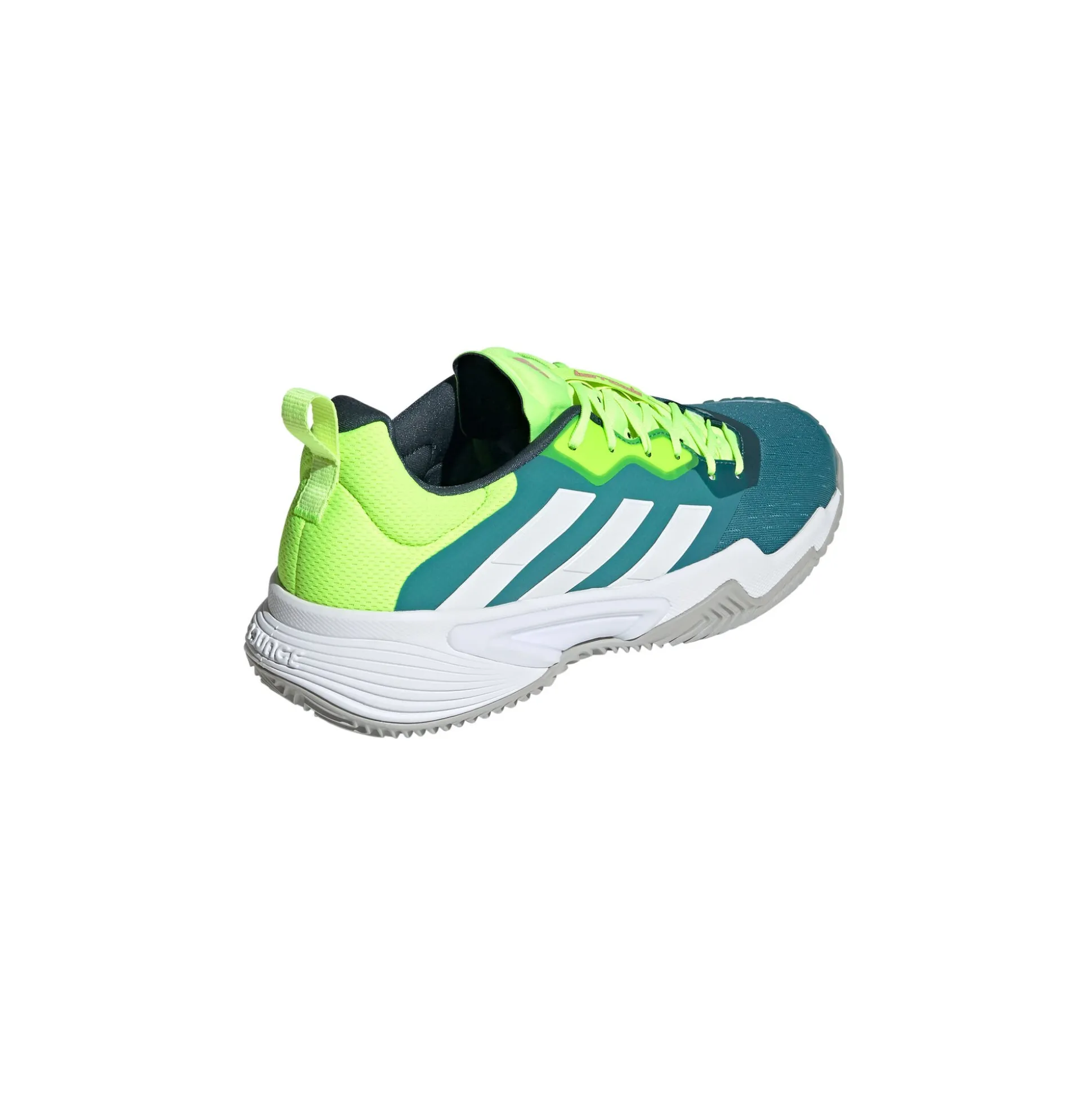 Store Barricade Clay Court Shoe Men - Petrol, Neon Green Clay Court Shoes