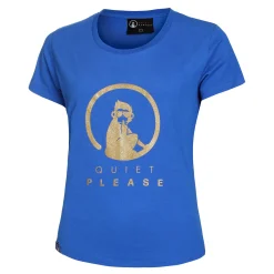 Outlet Baseline Logo T-Shirt Women - Blue, Gold Shirts