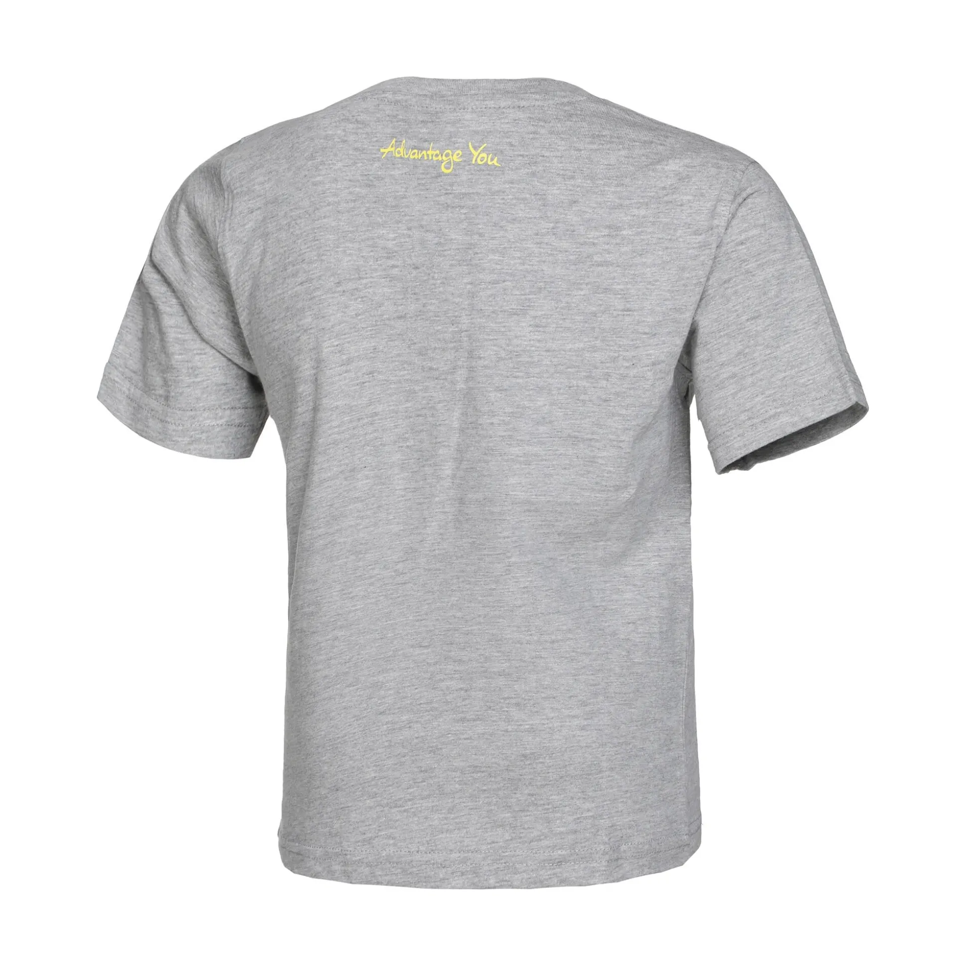 Hot Basic Cotton T-Shirt Kids - Lightgrey, Yellow Shirts