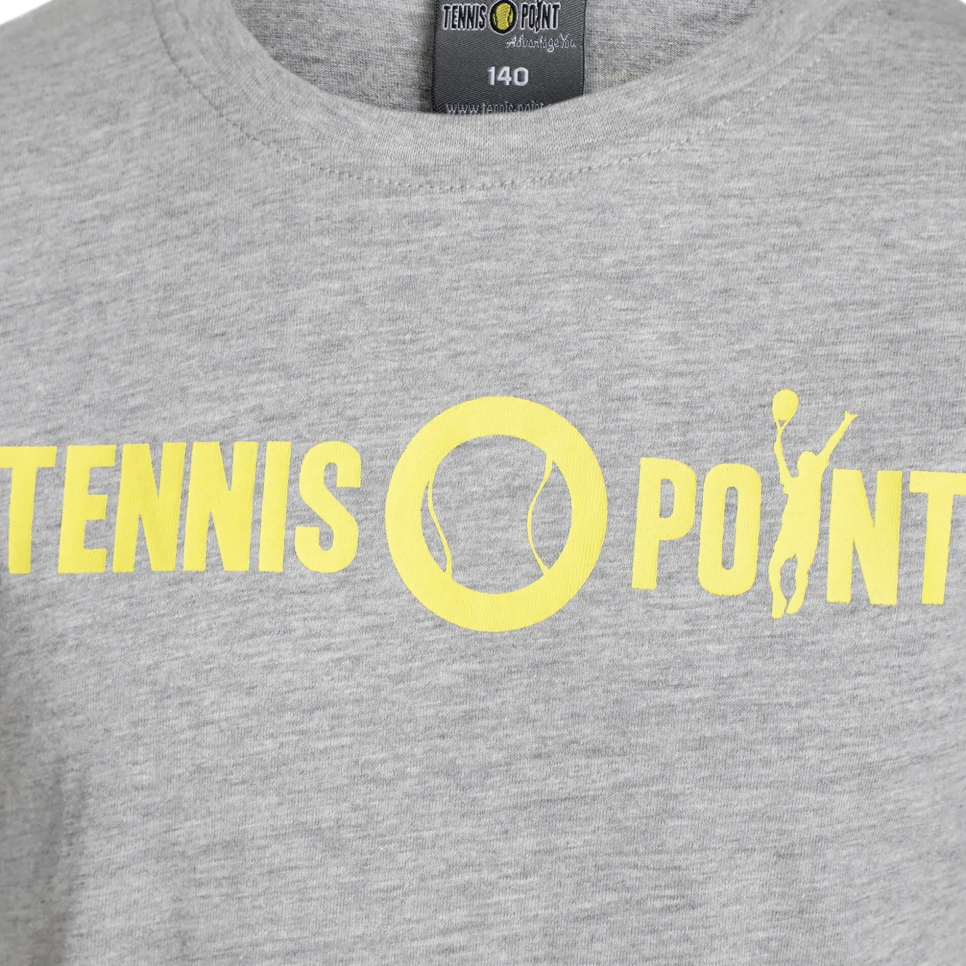 Hot Basic Cotton T-Shirt Kids - Lightgrey, Yellow Shirts