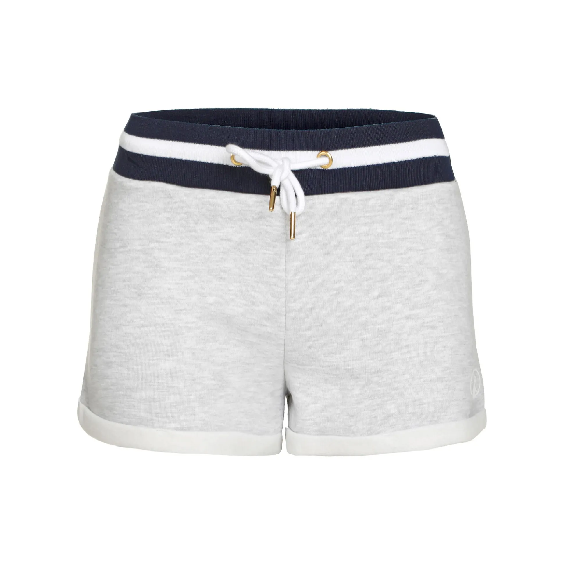 Fashion Basic Shorts Women - Lightgrey, Dark Blue Shorts