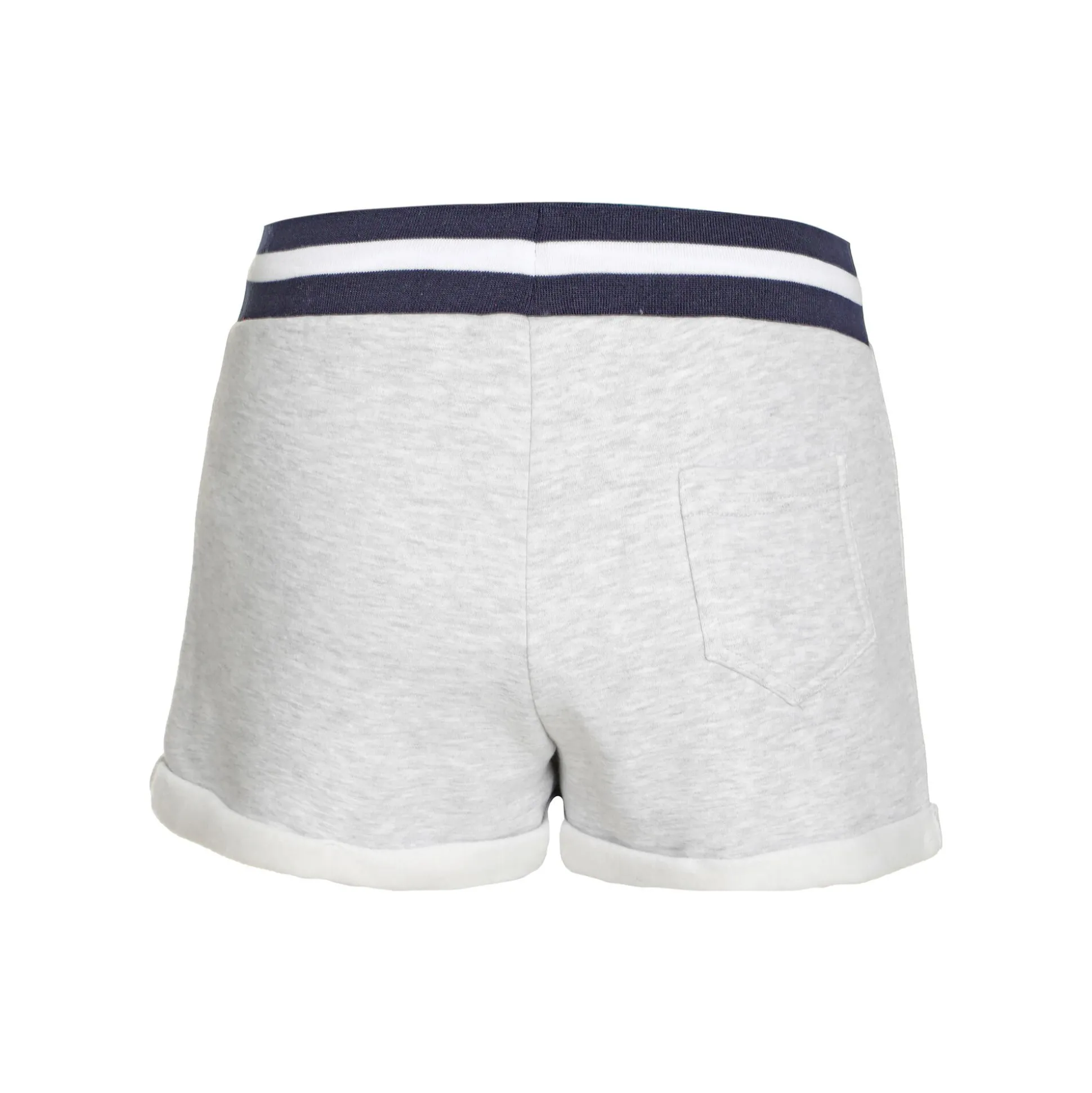 Fashion Basic Shorts Women - Lightgrey, Dark Blue Shorts