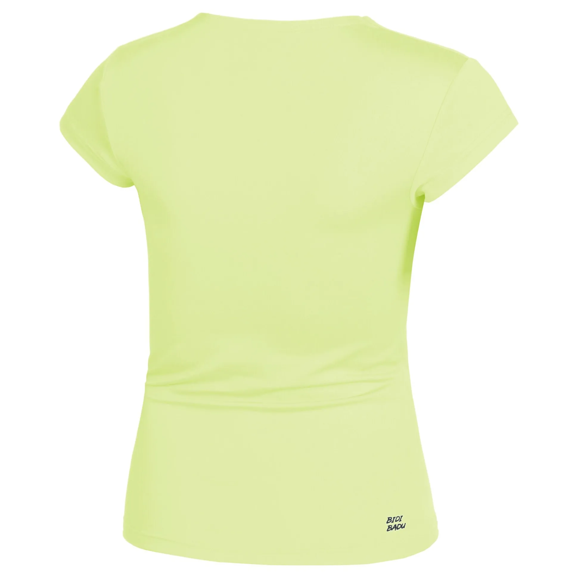 Best Sale Beach Spirit V-Neck T-Shirt Women - Neon Yellow Shirts