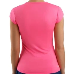 Cheap Bella 2.0 Tech V-Neck T-Shirt Women - Pink, White Shirts