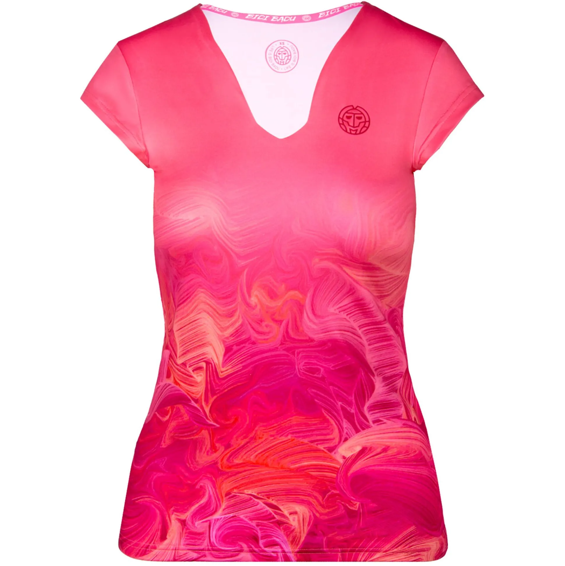 New Bella 2.0 Tech V-Neck T-Shirt Women - Pink, Multicoloured Shirts