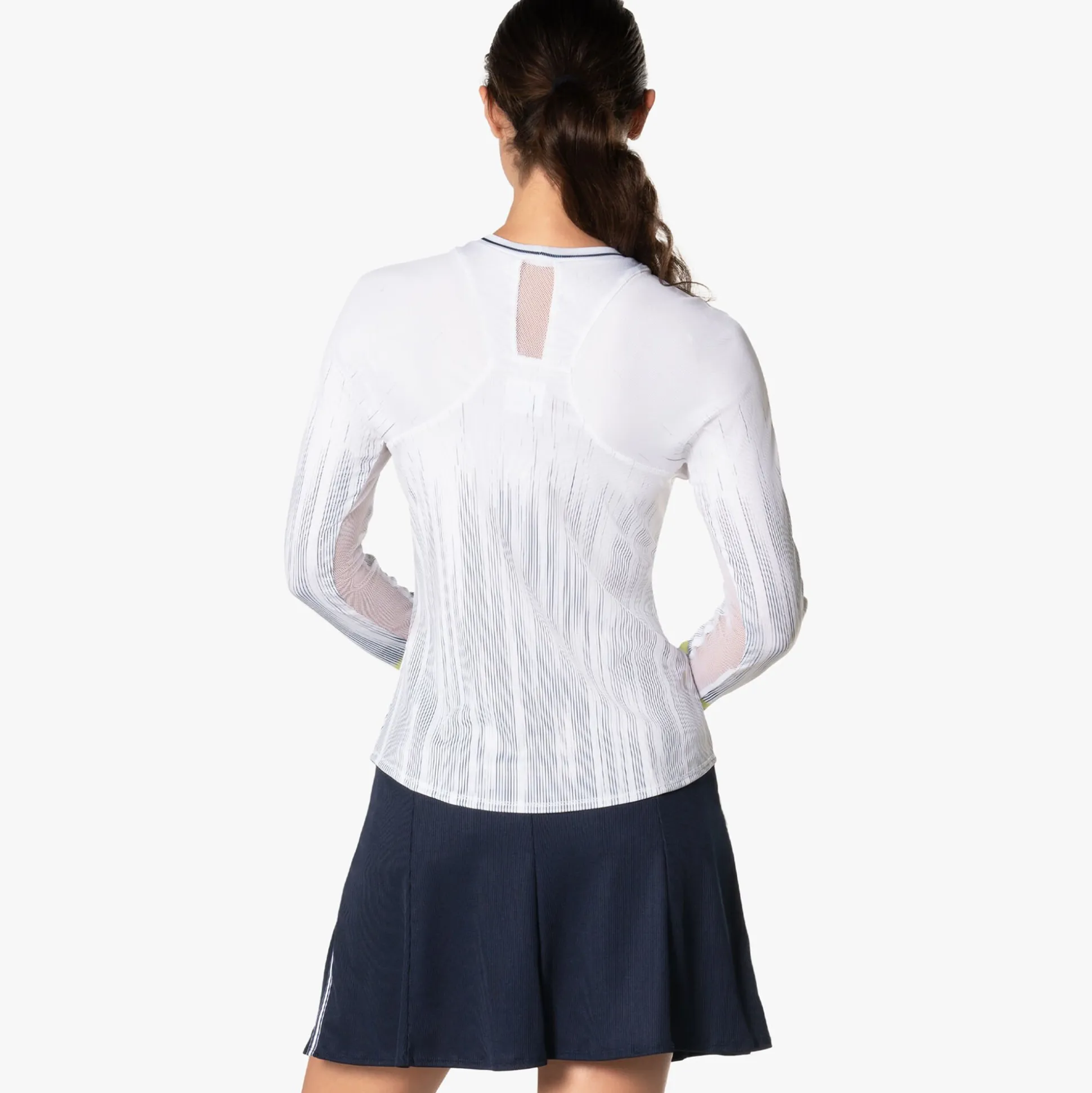 Outlet Between The Lines Long Sleeve Women - White Shirts