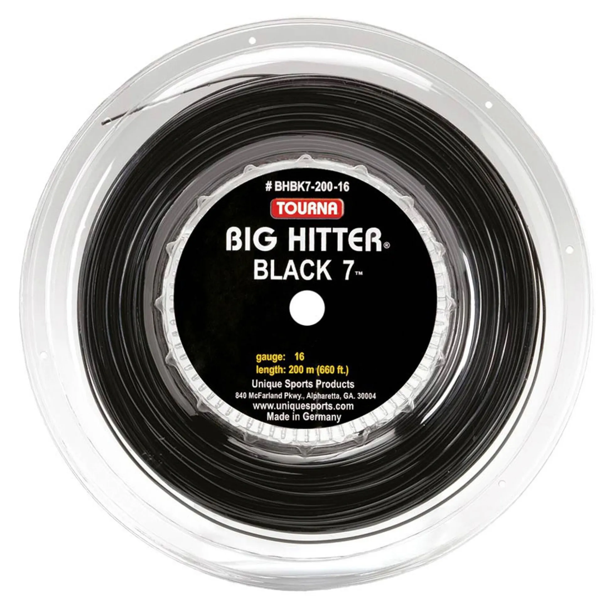Online Big Hitter 7 String Reel 220m - Black String Reels
