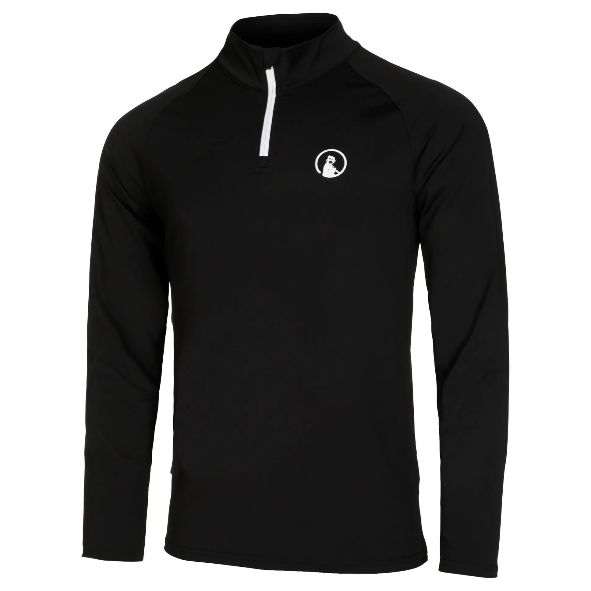 Flash Sale Big Serve 1/4 Zip Long Sleeve Men - Black, White Shirts