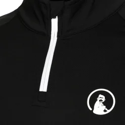 Flash Sale Big Serve 1/4 Zip Long Sleeve Men - Black, White Shirts