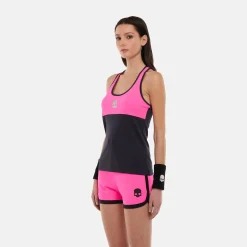 Best Sale Block Color Tech Tank Top Women - Dark Blue, Berry Tops