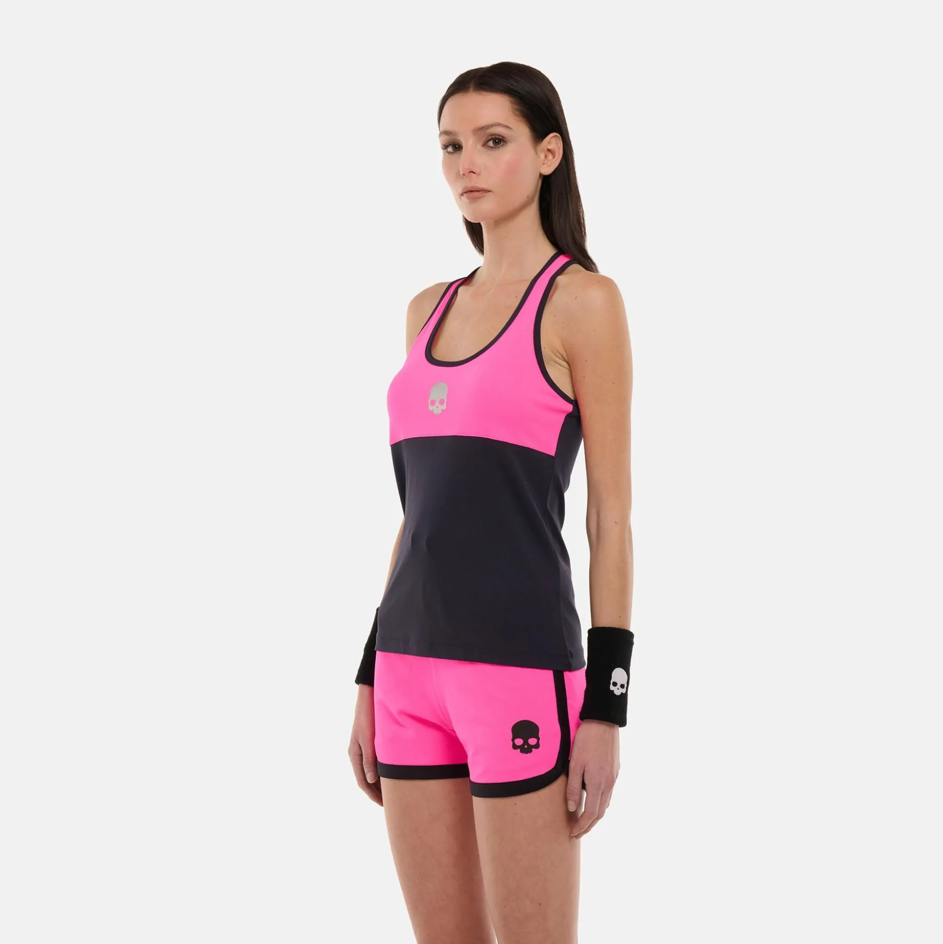 Best Sale Block Color Tech Tank Top Women - Dark Blue, Berry Tops
