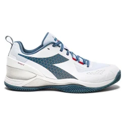 Fashion Blushield Torneo 2 Clay Court Shoe Men - White, Petrol Clay Court Shoes