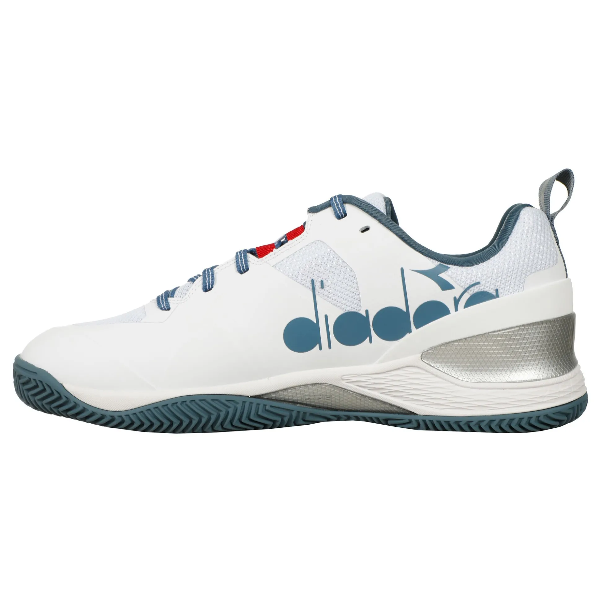 Fashion Blushield Torneo 2 Clay Court Shoe Men - White, Petrol Clay Court Shoes