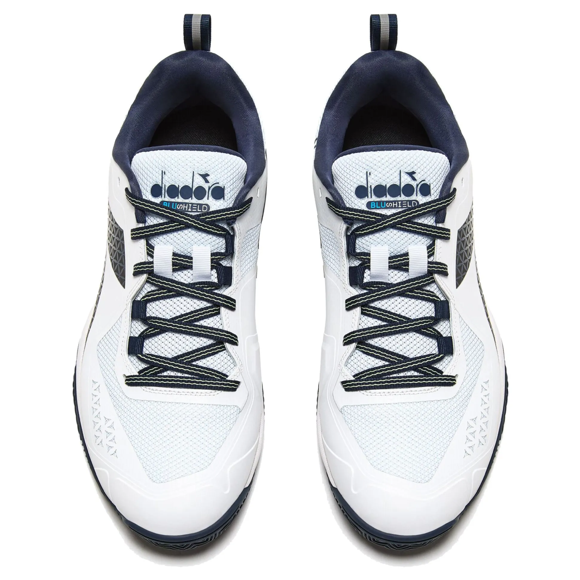 New Blushield Torneo 2 Clay Court Shoe Men - White, Blue Clay Court Shoes