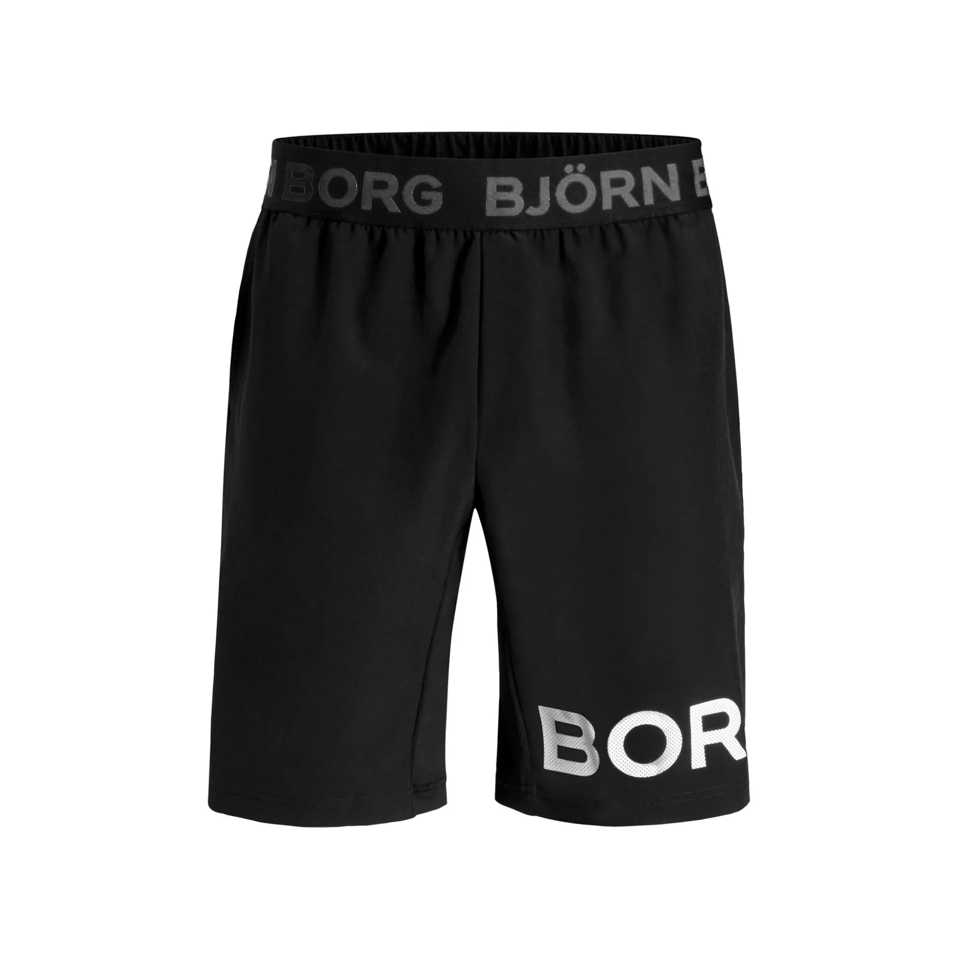 Fashion Borg Shorts Men - Black, White Shorts