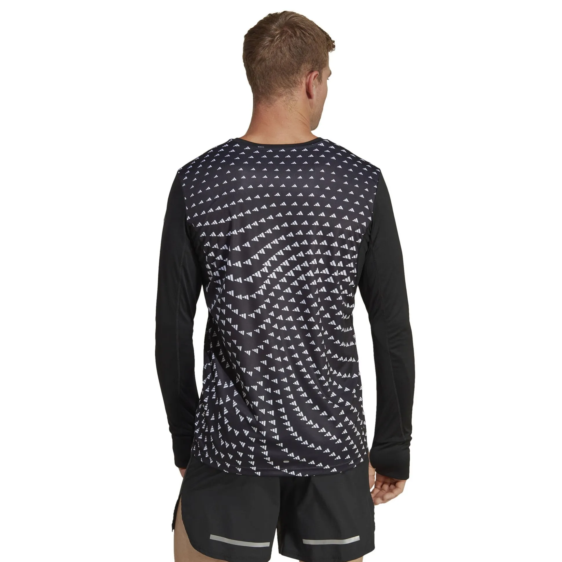 Outlet Brand Love Running Top Men - Black, White Running Clothing
