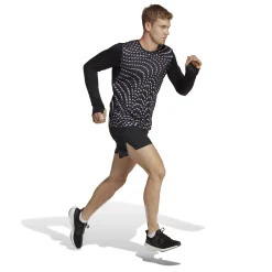 Outlet Brand Love Running Top Men - Black, White Running Clothing