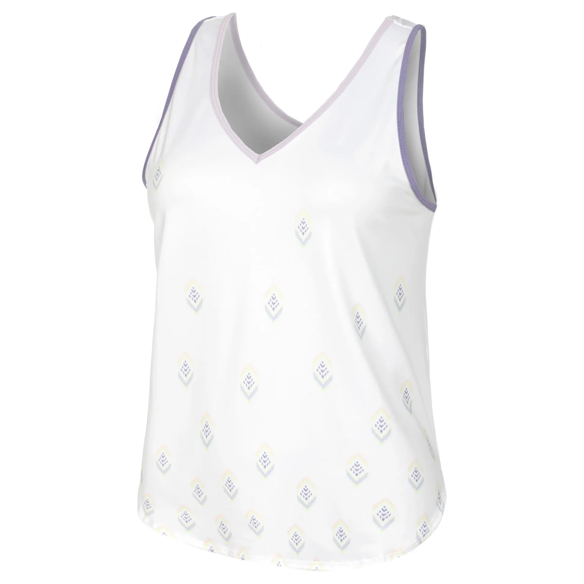 Cheap Breezy Ikat Tank Top Women - White, Multicoloured Tops