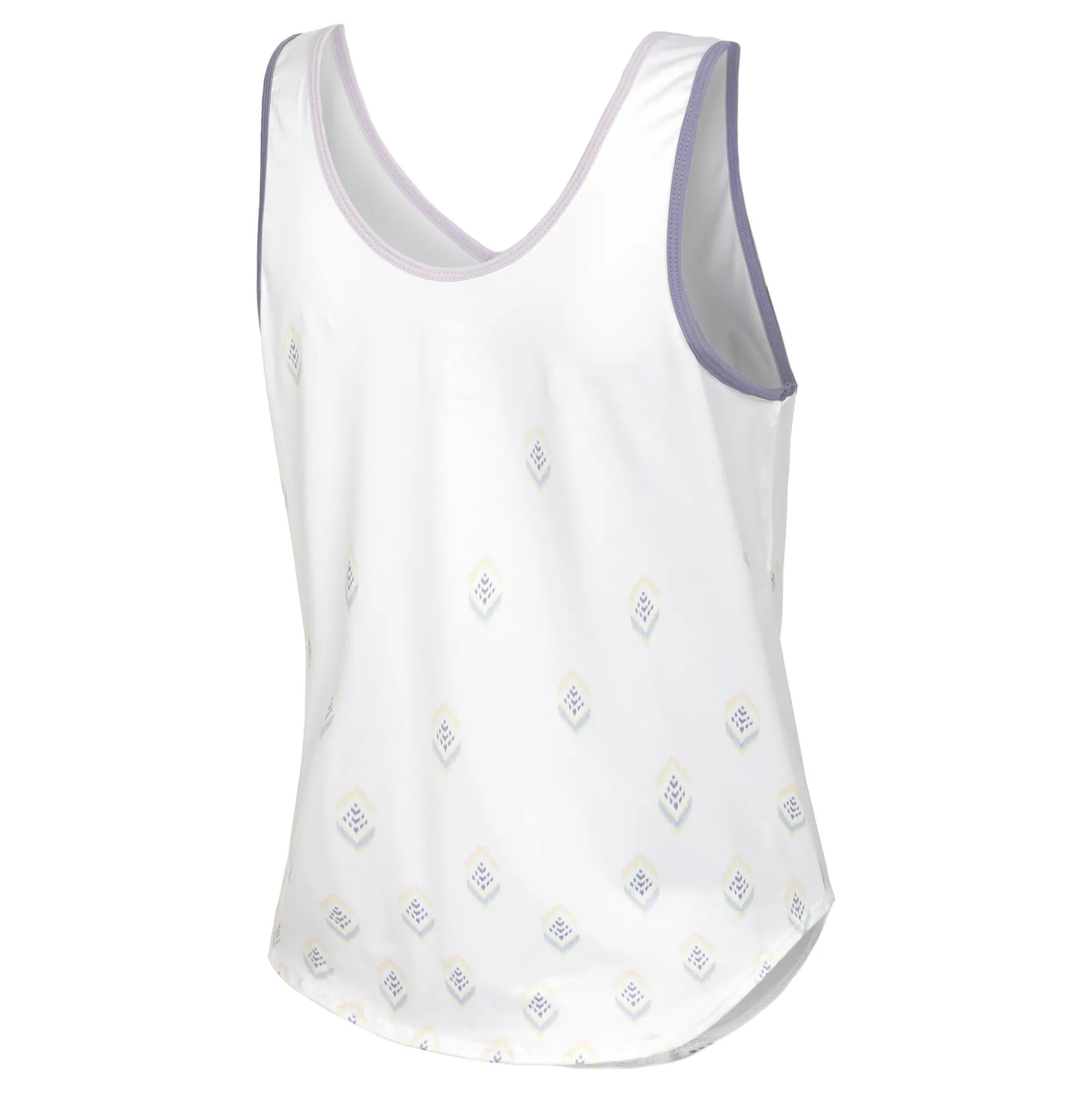 Cheap Breezy Ikat Tank Top Women - White, Multicoloured Tops