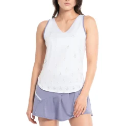 Cheap Breezy Ikat Tank Top Women - White, Multicoloured Tops