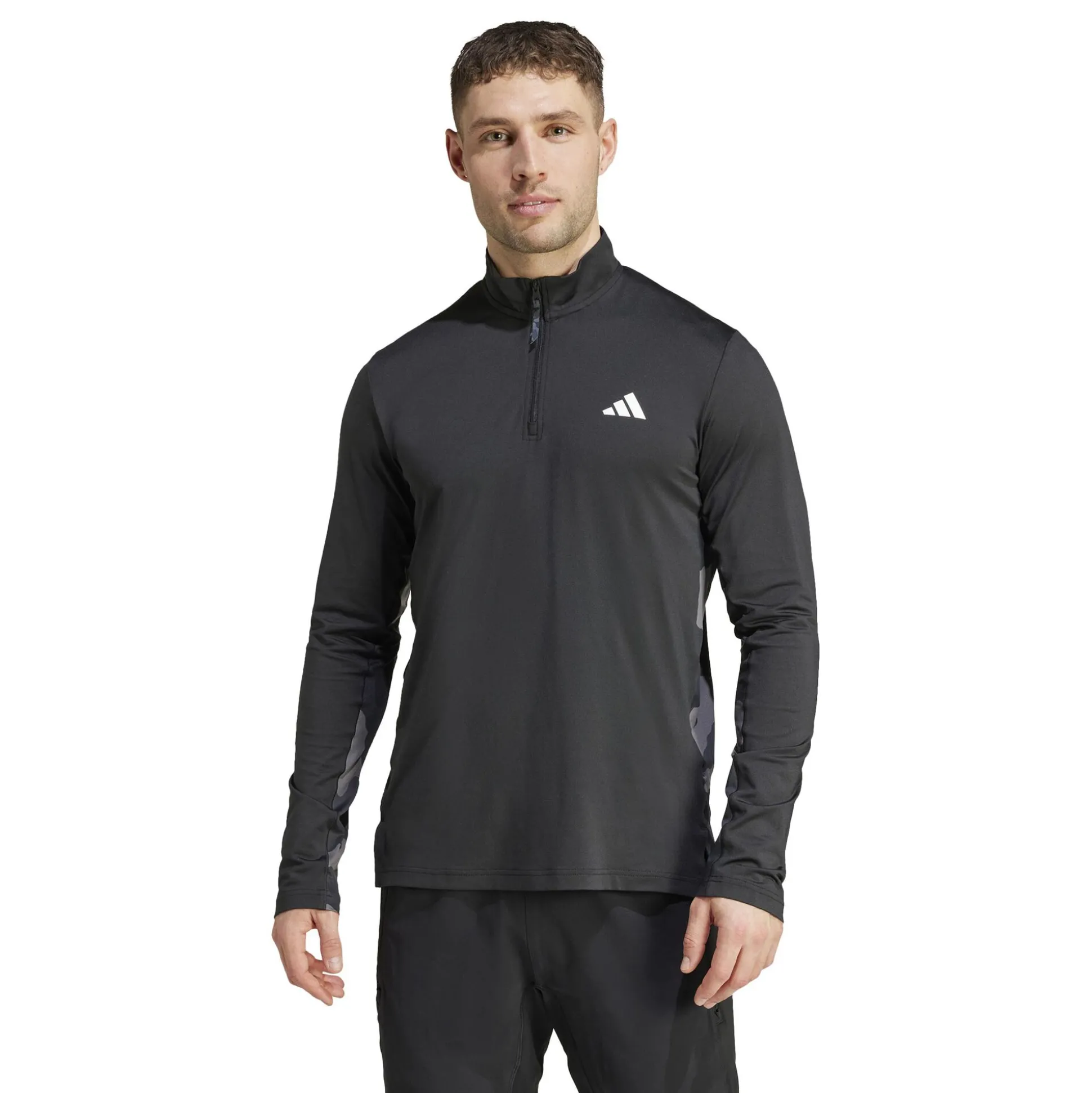 Best Sale Camo Long Sleeve Men - Black, Grey Shirts